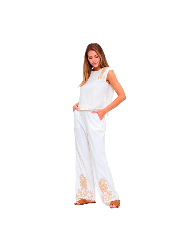 Conjunto Informal Beige para Dama Everlyn