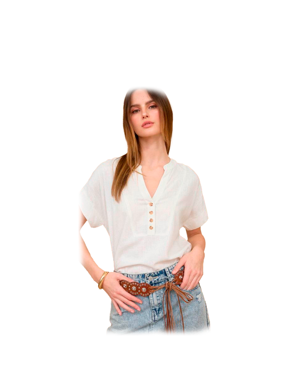 Blusa camisa blanca